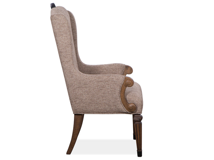 Durango Willadeene Brown Upholstered Host Chair - Set of 2 - D5133-76