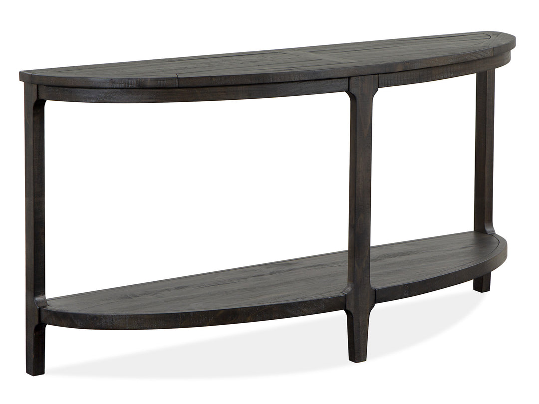 Boswell Peppercorn Demilune Sofa Table - T5263-75