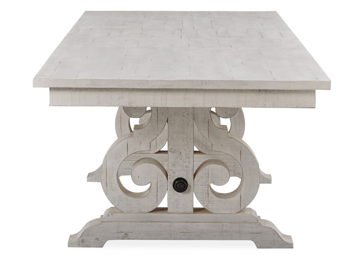 Bronwyn Alabaster Extendable Rectangular Dining Table - D4436-20