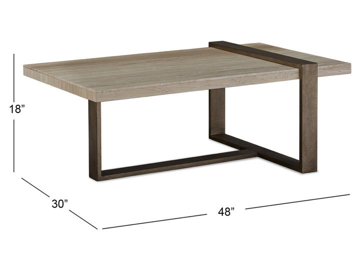 Wiltshire Sea Shell Rectangular Cocktail Table - T4701-43
