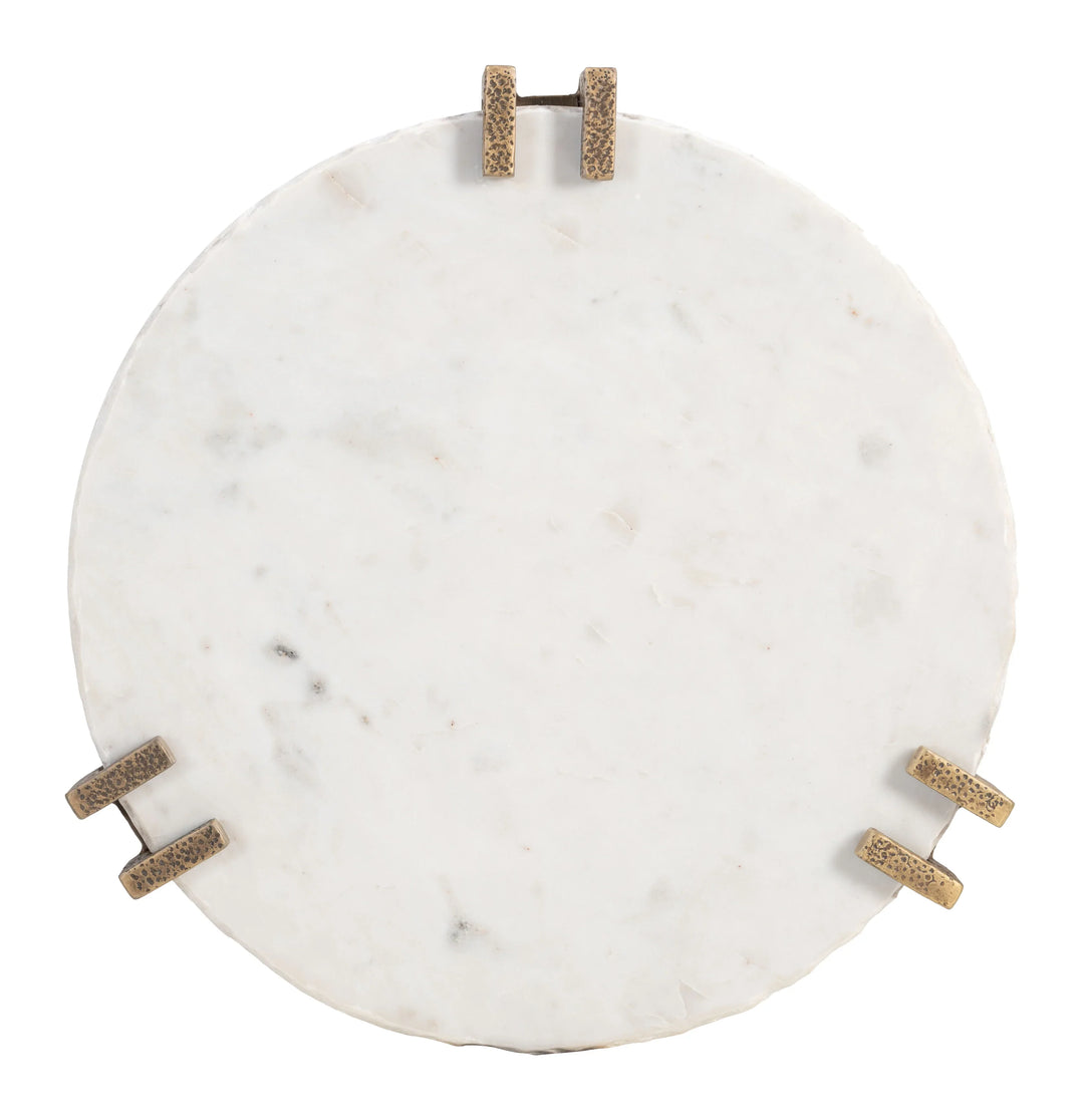 Rench Side Table White - AmericanHomeFurniture