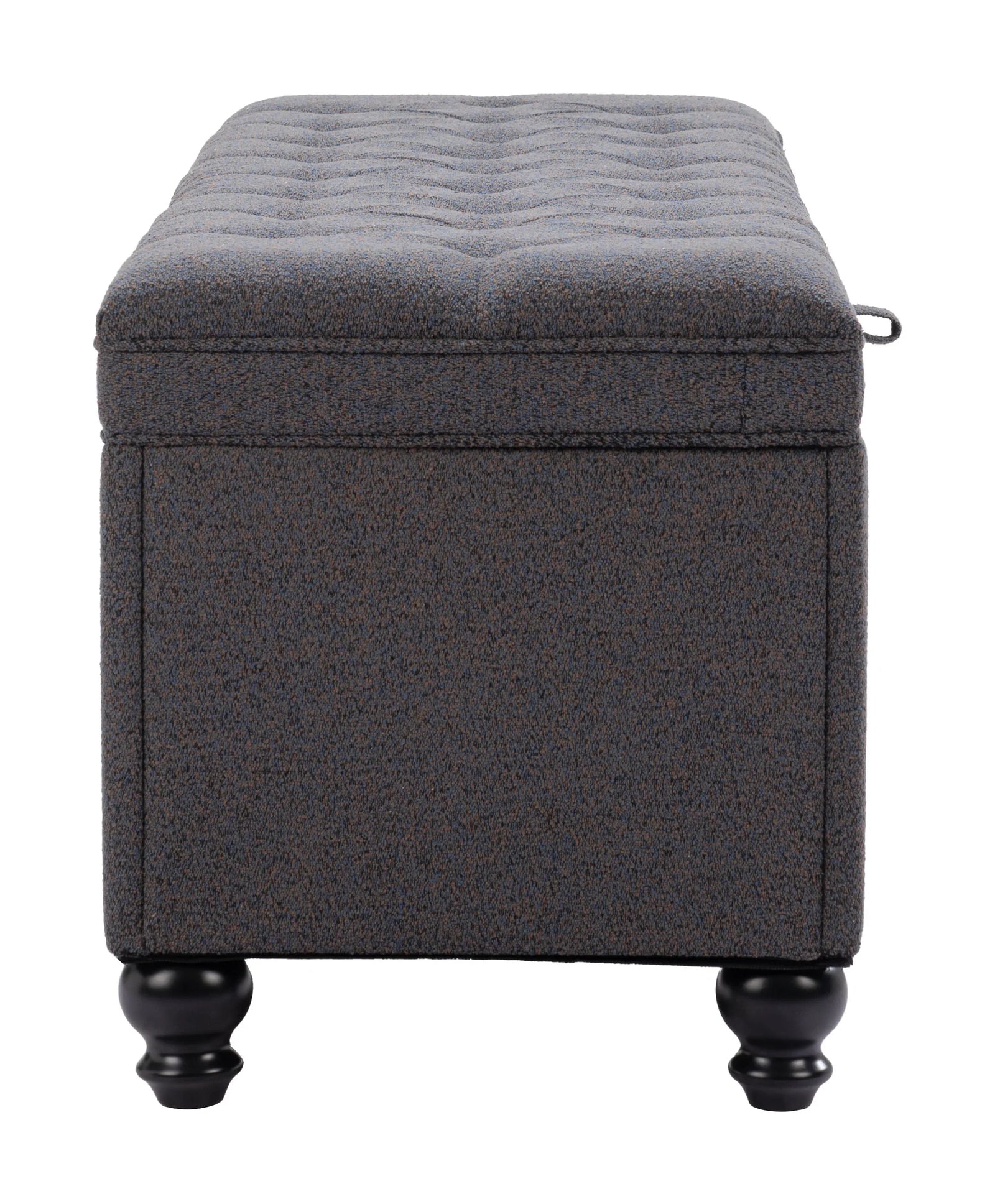 Zuo Halifax Storage Bench Gravel Gray BENCHES