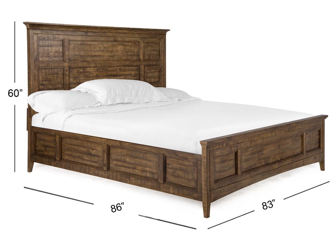 Bay Creek Toasted Nutmeg King Panel Bed - B4398-64