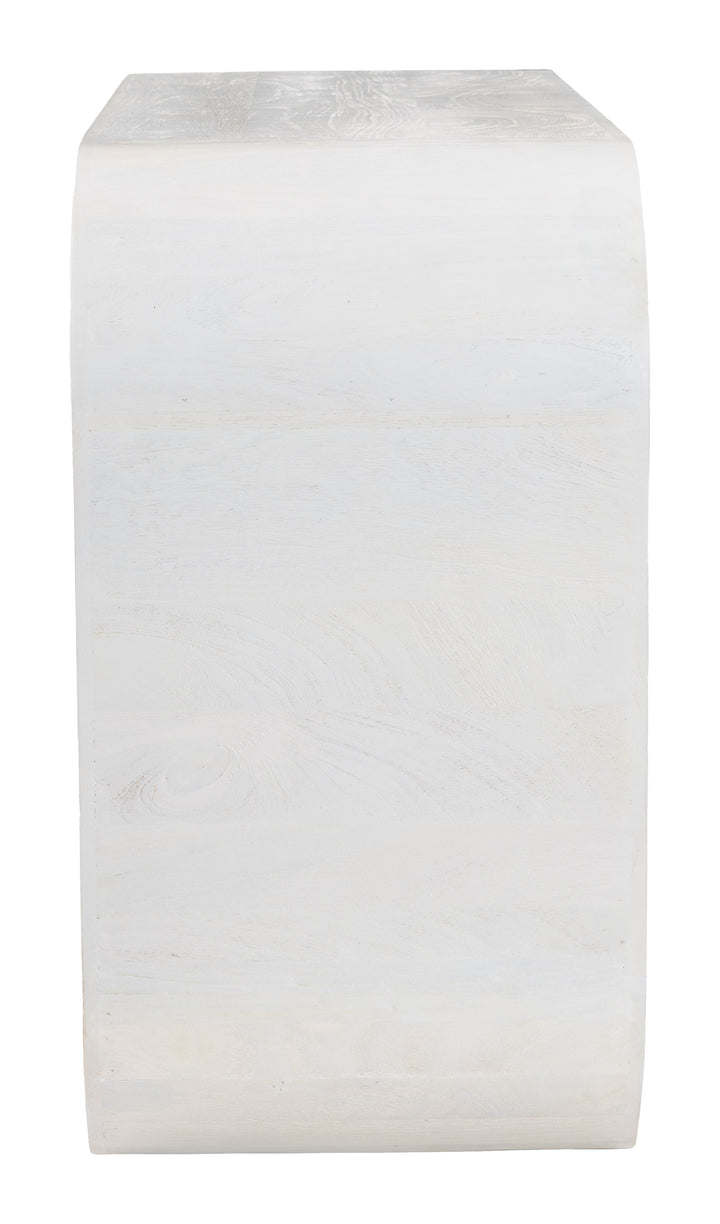 Dena Console Table Whitewashed - 111035