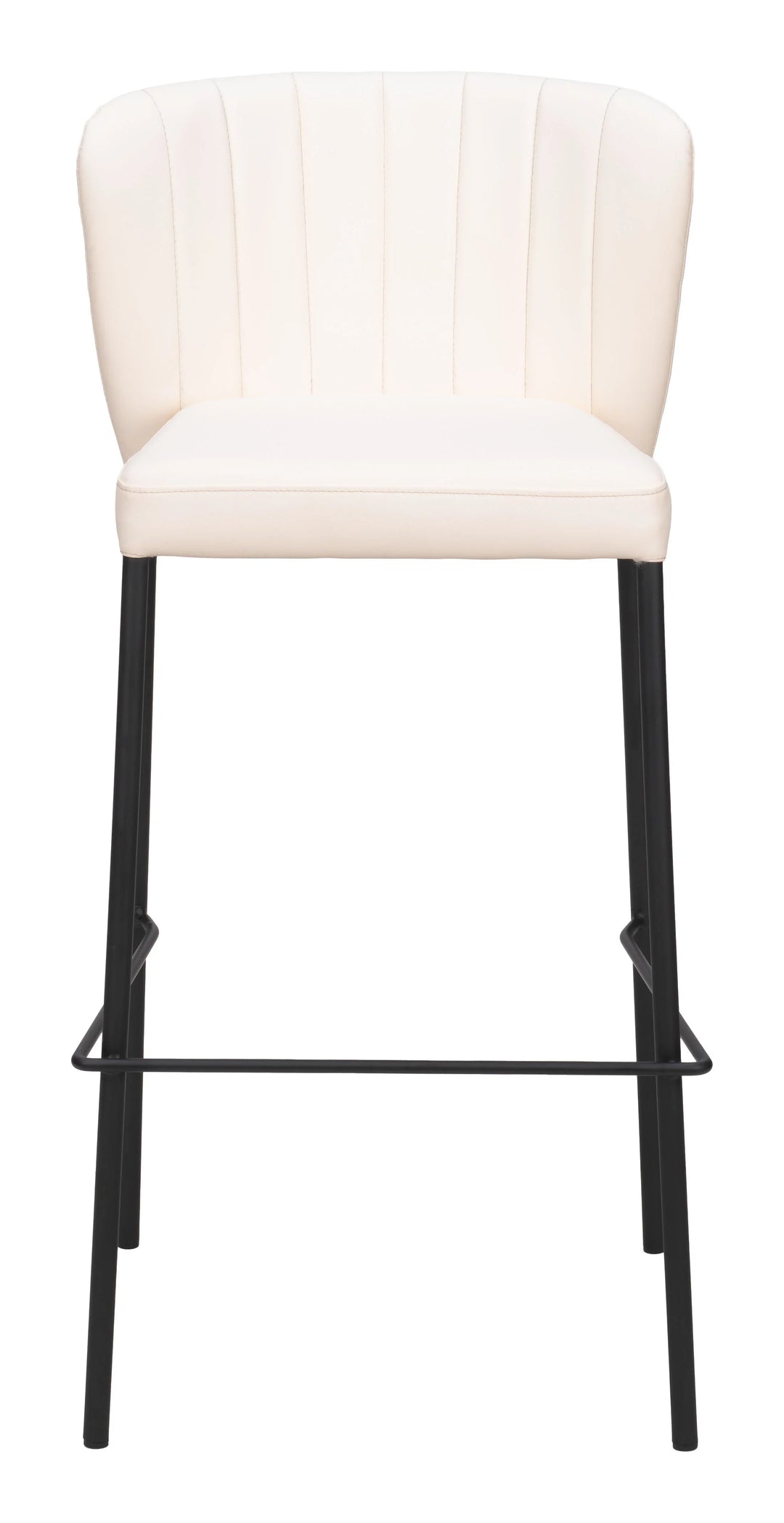 Linz Barstool (Set of 2) Cream - AmericanHomeFurniture