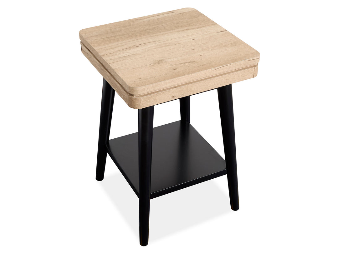 Fletcher Driftwood Square Accent Table - T5864-33