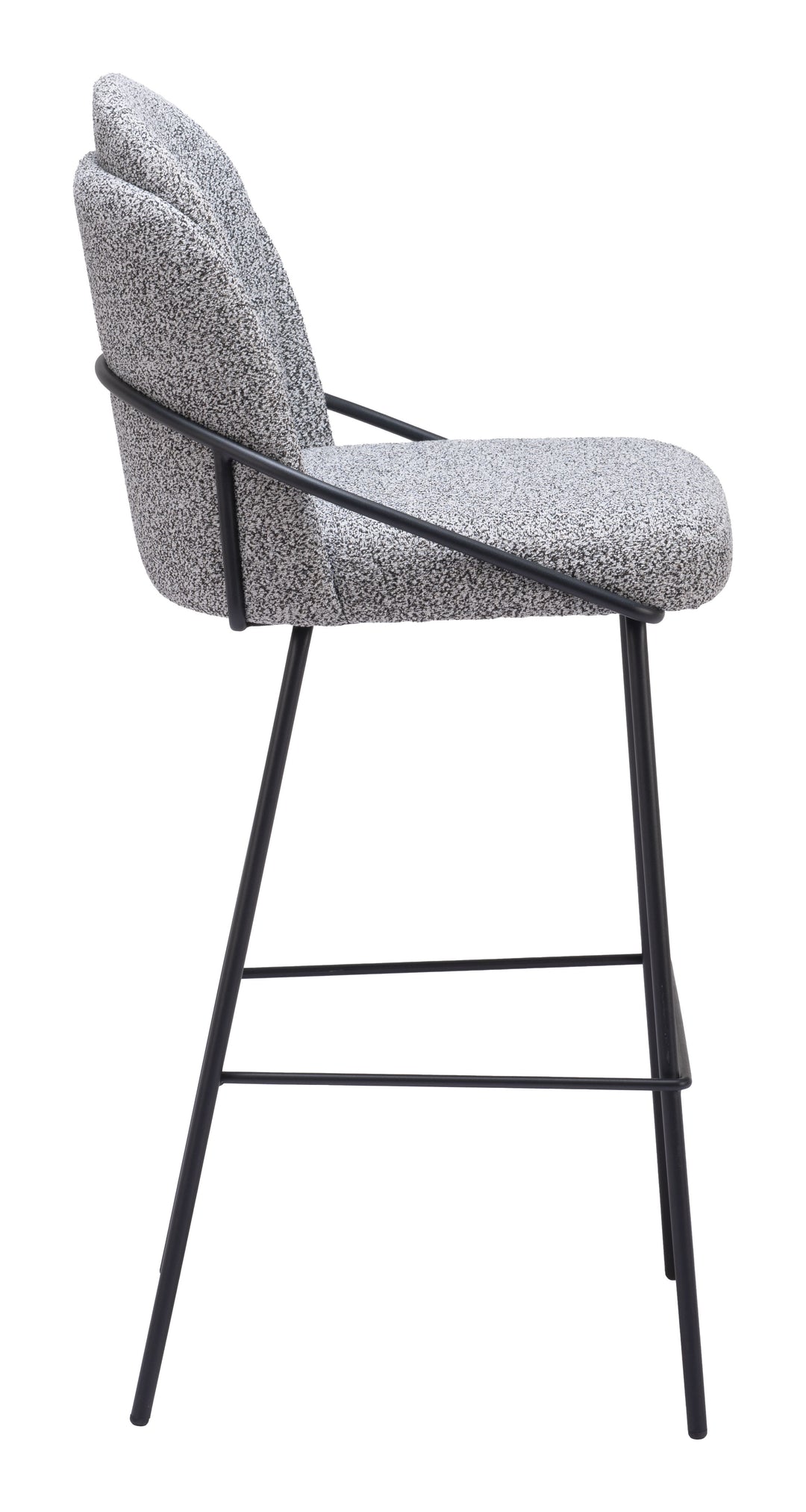Jambi Barstool (Set of 2) Black & White - 109968