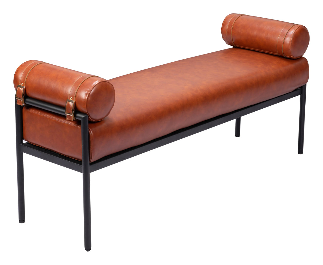Barrow Bench Brown - AmericanHomeFurniture