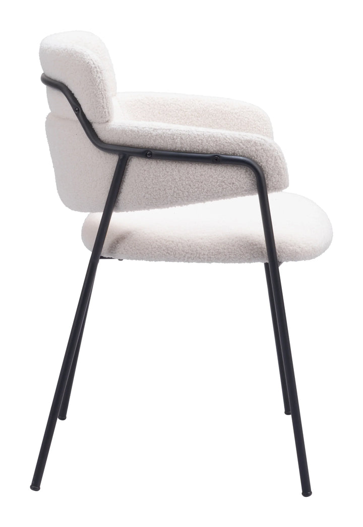 Marcel Dining Chair (Set of 2) Cream - AmericanHomeFurniture