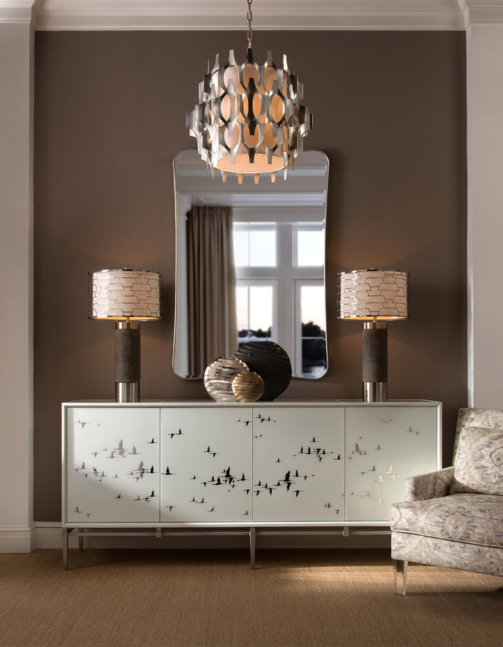 Moran Mirror In Pewter