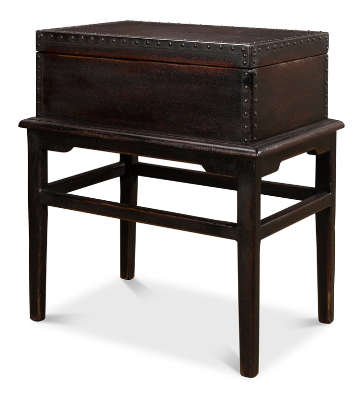 American Home Furniture | Sarreid - Hampton Box On Stand