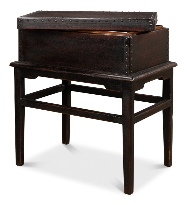 American Home Furniture | Sarreid - Hampton Box On Stand