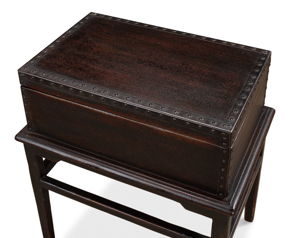 American Home Furniture | Sarreid - Hampton Box On Stand