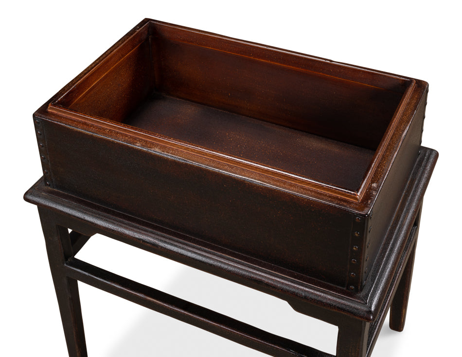 American Home Furniture | Sarreid - Hampton Box On Stand