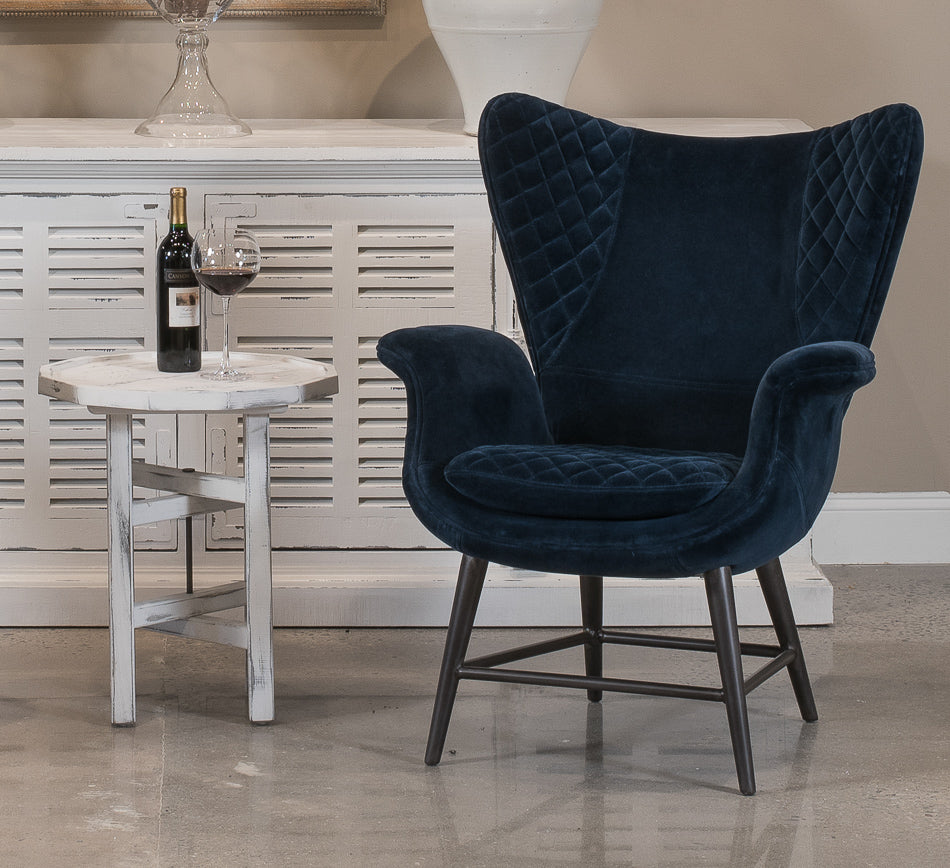 American Home Furniture | Sarreid - Wings Chair - Blue