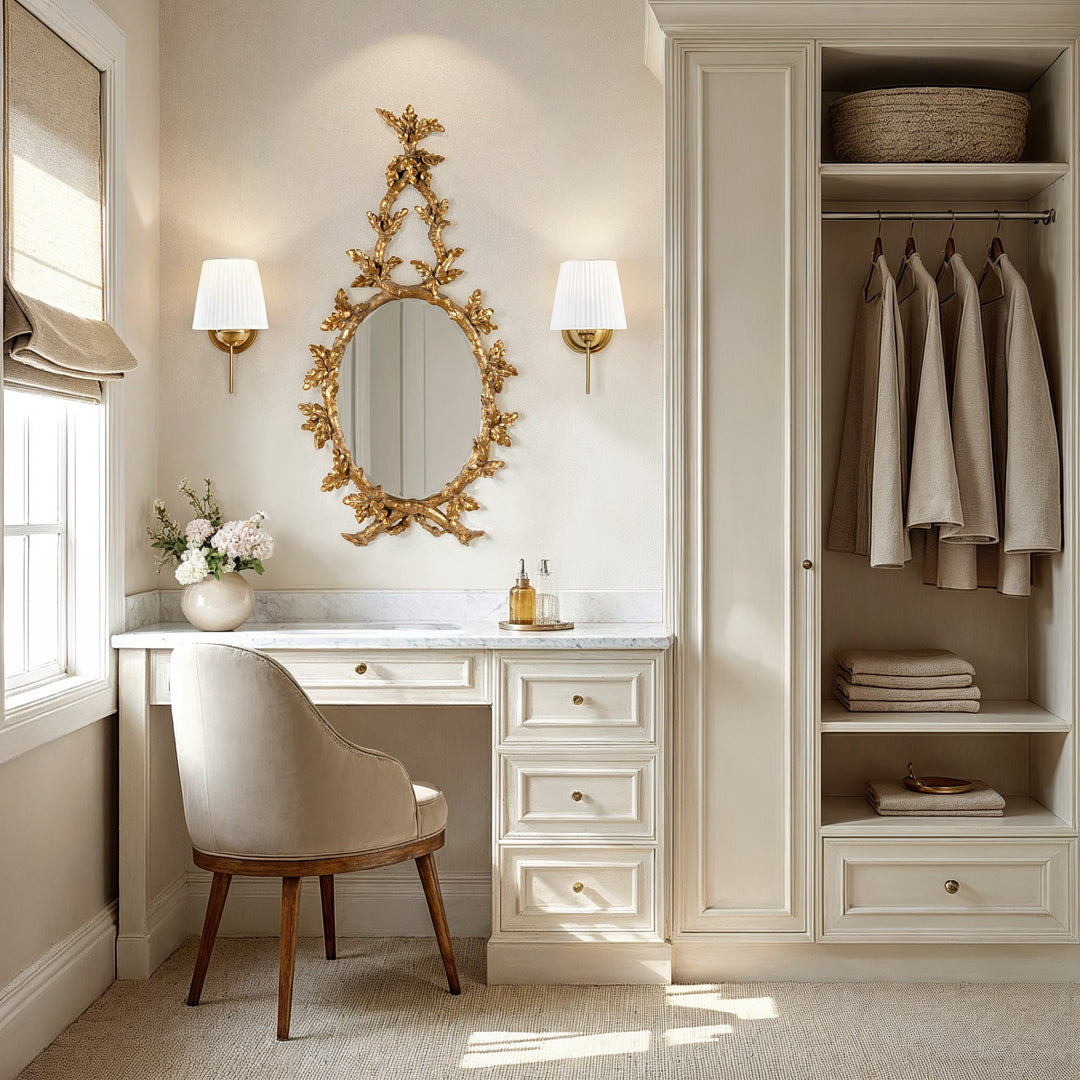 Antique Gold Leaf/Plain/Clear