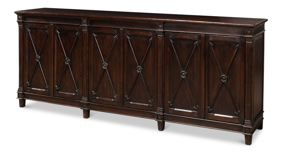 American Home Furniture | Sarreid - Marksman Sideboard - Dark Brown