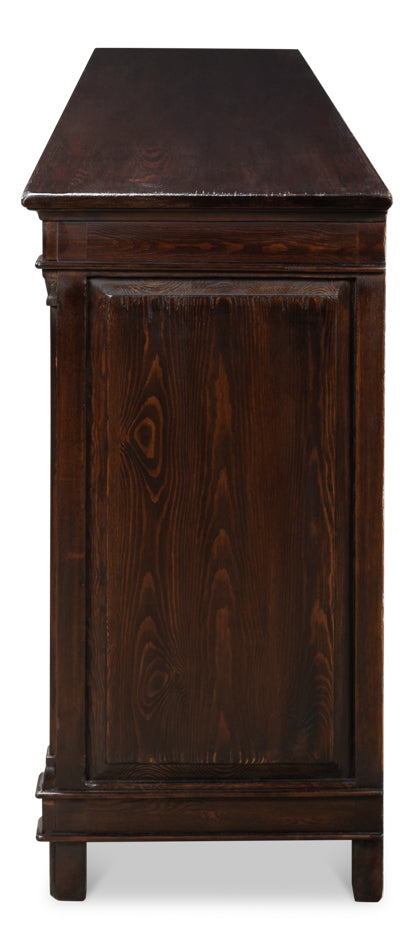 American Home Furniture | Sarreid - Marksman Sideboard - Dark Brown