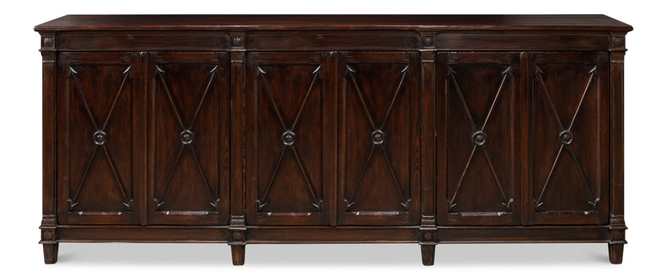 American Home Furniture | Sarreid - Marksman Sideboard - Dark Brown