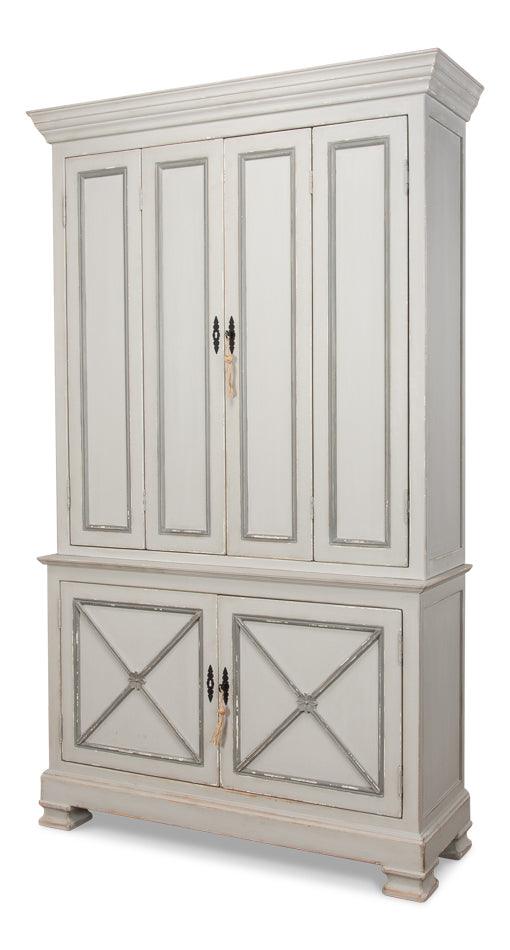 Sarreid Painted Directoire Style Cupboard CABINETS