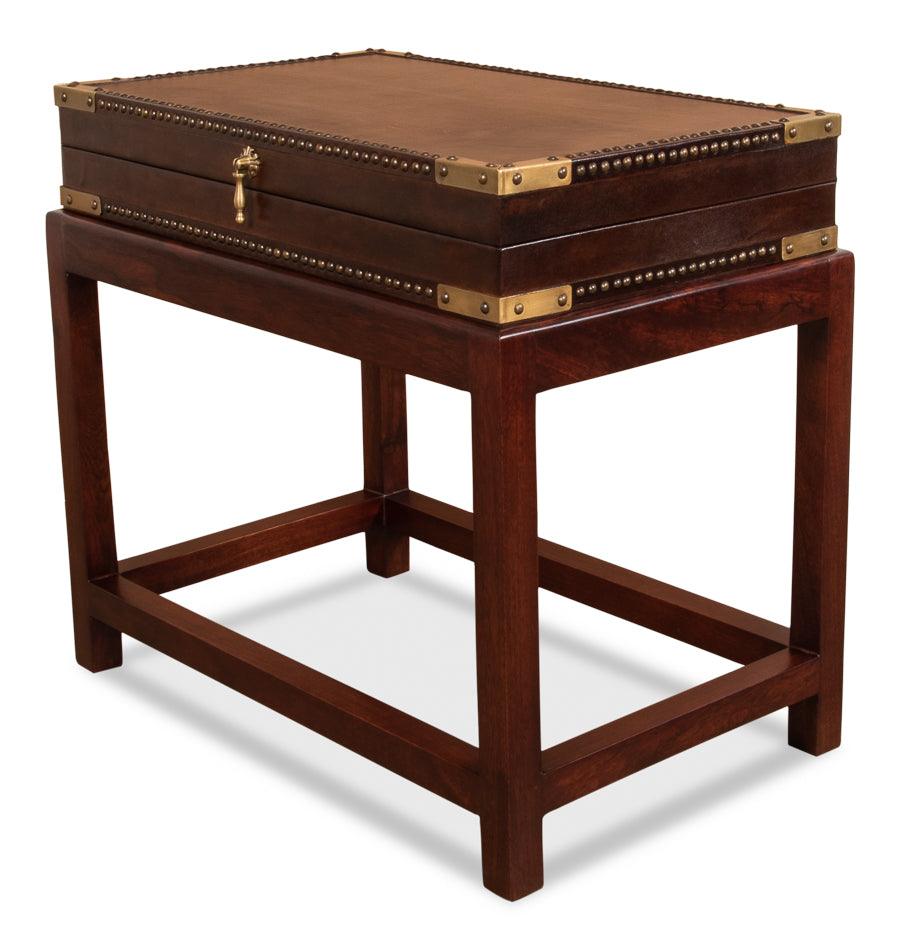 Sarreid Winchester Box On Stand ACCENT TABLES