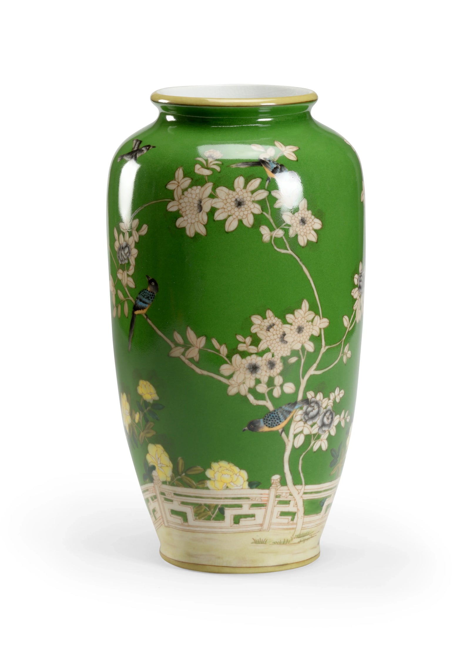 American Home Furniture Wildwood Brook Glen Birds Vase