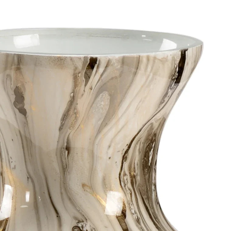 American Home Furniture Wildwood Calacatta Gold Vase (Med)