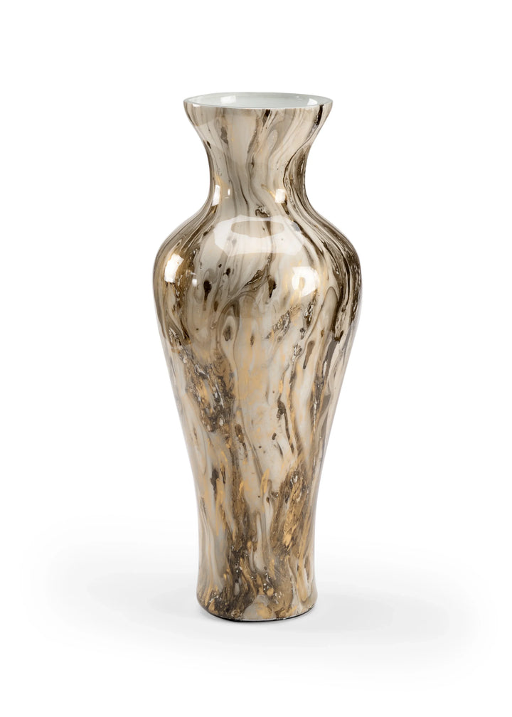 American Home Furniture Wildwood Calacatta Gold Vase (Med)
