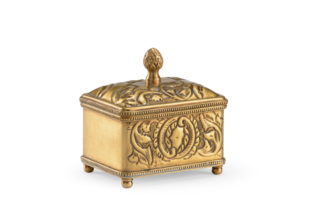 Linville Oaks Brass Box - 302054