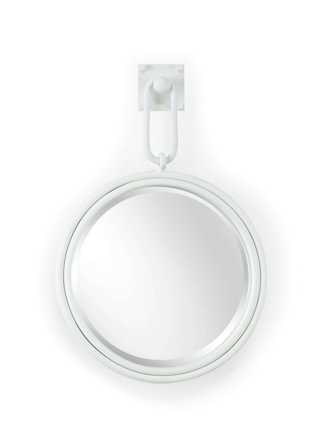 Matte White/Clear/Beveled