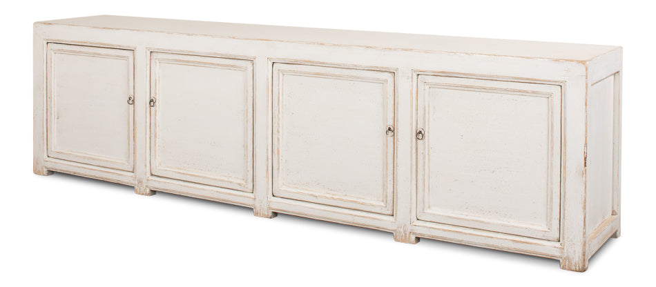 American Home Furniture | Sarreid - Huge Sideboard - Whitewash Finish