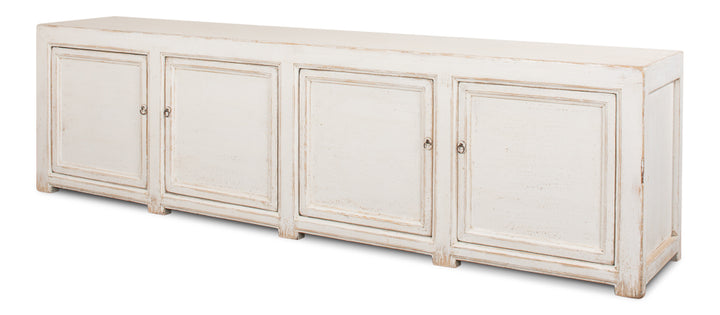 American Home Furniture | Sarreid - Huge Sideboard - Whitewash Finish