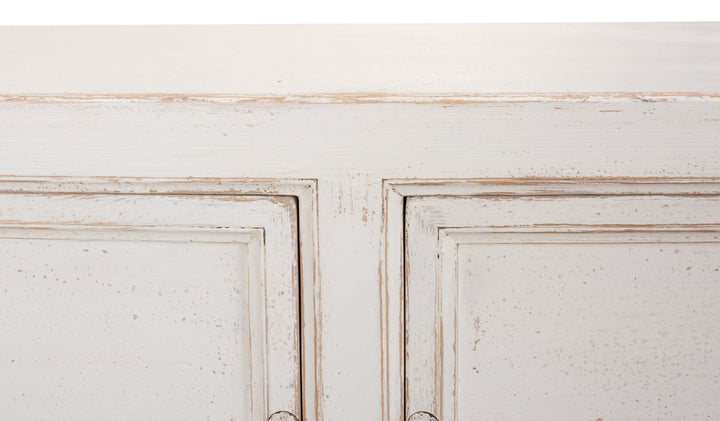 American Home Furniture | Sarreid - Huge Sideboard - Whitewash Finish