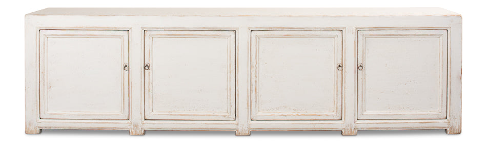 American Home Furniture | Sarreid - Huge Sideboard - Whitewash Finish