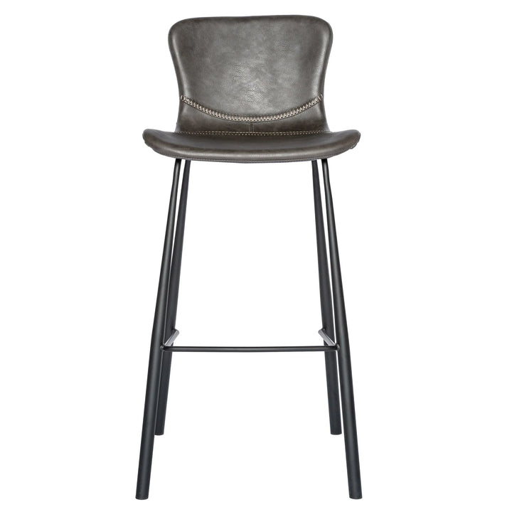 Melody Bar Stool in Dark Gray - Set of 2