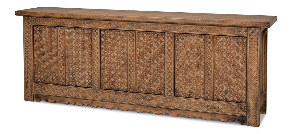 American Home Furniture | Sarreid - Nader Persian Burnt Brown Sideboard