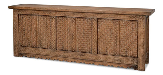 Sarreid Nader Persian Burnt Brown Sideboard SIDEBOARDS + CREDENZAS