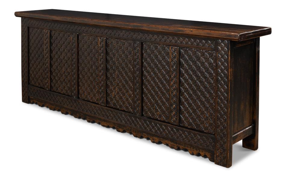 Sarreid Persian Black Sideboard 1 SIDEBOARDS + CREDENZAS