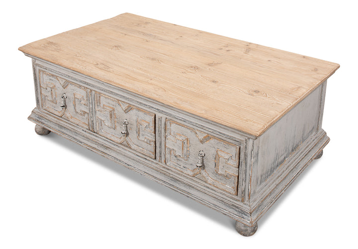 American Home Furniture | Sarreid - Base And Crown Coffee Table