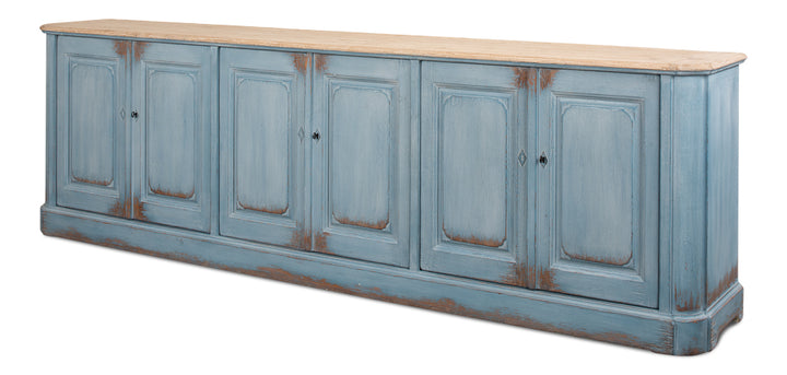 American Home Furniture | Sarreid - Karlsson Sky Blue Sideboard