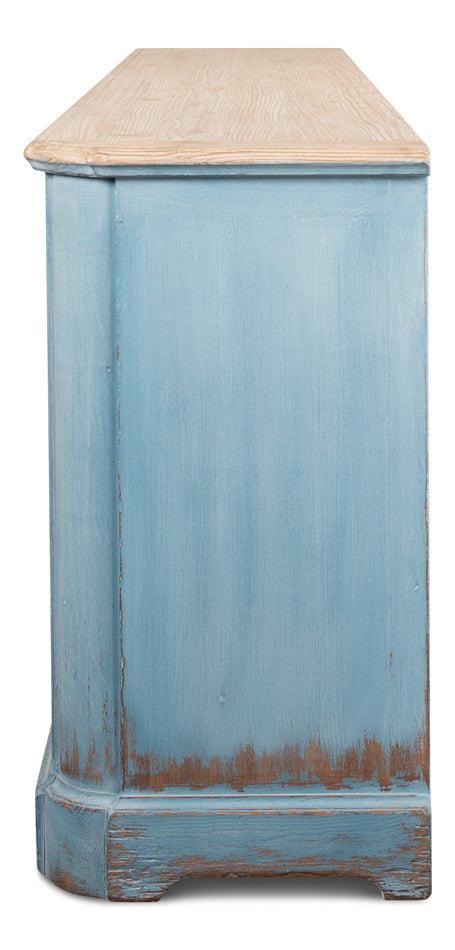 American Home Furniture | Sarreid - Karlsson Sky Blue Sideboard