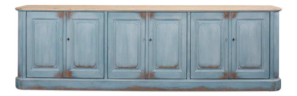 American Home Furniture | Sarreid - Karlsson Sky Blue Sideboard