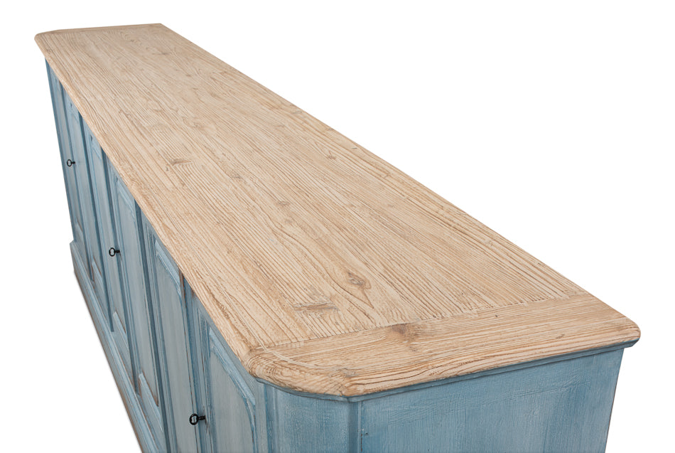 American Home Furniture | Sarreid - Karlsson Sky Blue Sideboard