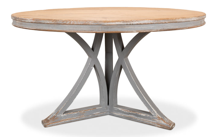 American Home Furniture | Sarreid - Flying Buttress Dining Table - Grey