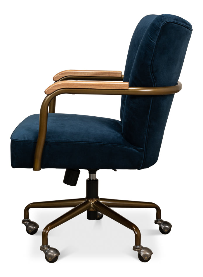 American Home Furniture | Sarreid - Brooks Swivel Chair