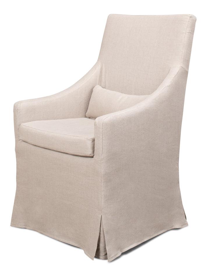 Sarreid Skirted Arm Chair ACCENT + LOUNGE CHAIRS