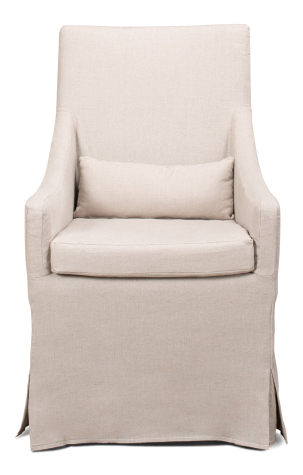 American Home Furniture | Sarreid - Skirted Arm Chair