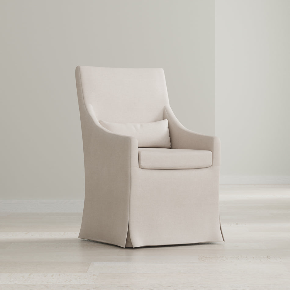 American Home Furniture | Sarreid - Skirted Arm Chair