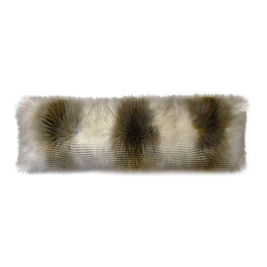 D.V. KAP Home - Fur Bolster Pillow - 3085-AH-1442 | American Home Furniture