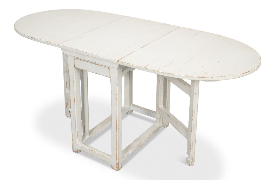 American Home Furniture | Sarreid - Charlie's Woodenhinge Dropleaf Table